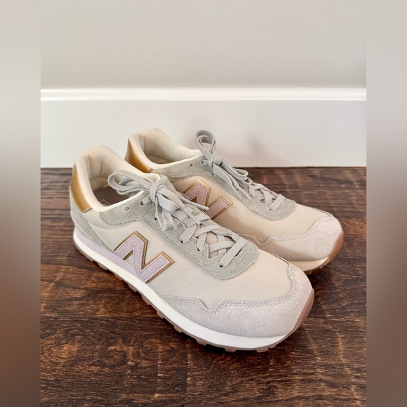 New Women's 515 New Balance Gray, Rose Gold, Light Purple Shoes Sneakers - US 11 - Picture 2 of 16
